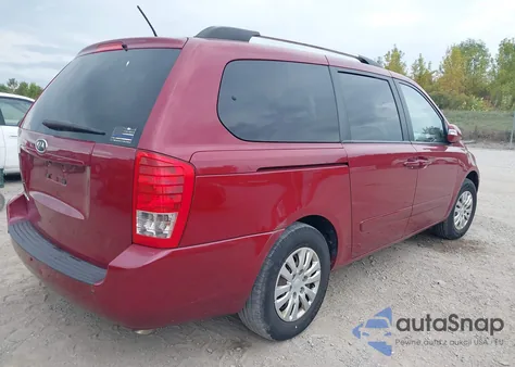 2012 Kia Sedona Lx из США, поврежденный, VIN KNDMG4C76C6440853